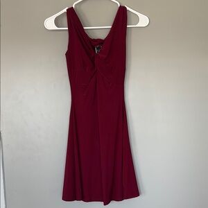 Windsor Deep Red Mini Dress